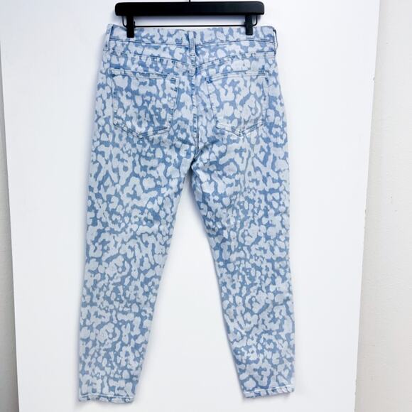 Current/Elliott | High Rise Stiletto Ankle Jeans Skinny Printed Blue | 30 - Picture 5 of 10